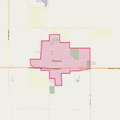 Map of Howard