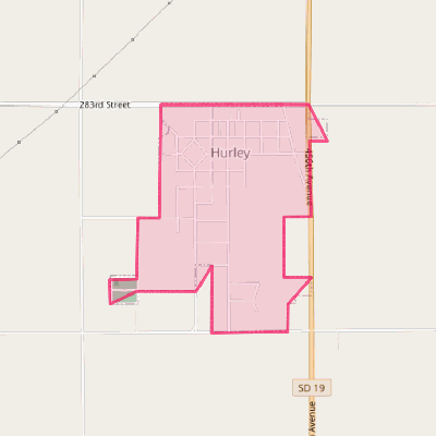 Map of Hurley