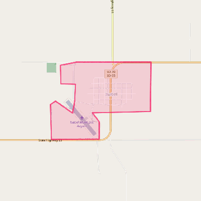 Map of Isabel