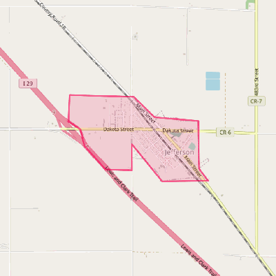 Map of Jefferson