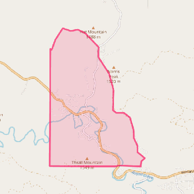 Map of Johnson Siding