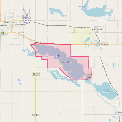 Map of Lake Madison