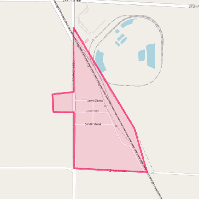 Map of Loomis