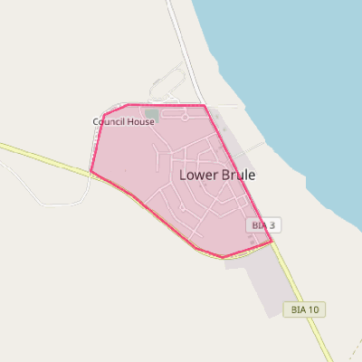 Map of Lower Brule