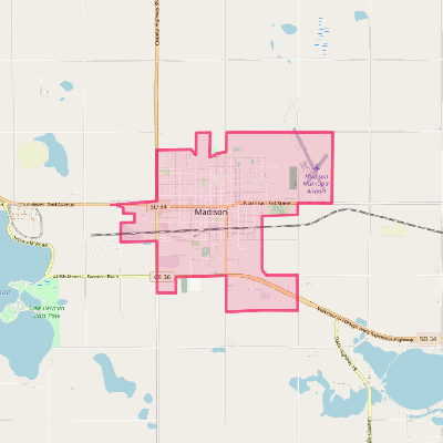 Map of Madison