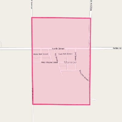 Map of Monroe