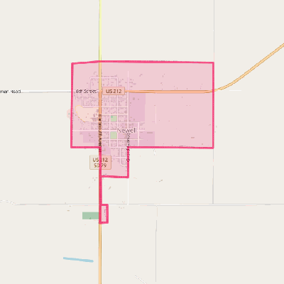 Map of Newell