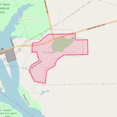 Map of Pickstown