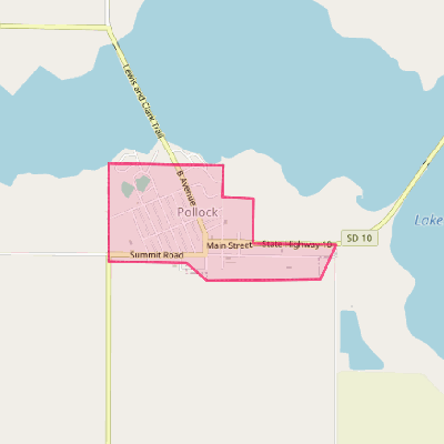 Map of Pollock