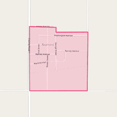 Map of Raymond