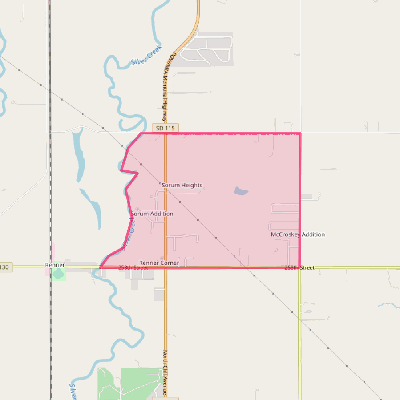 Map of Renner Corner