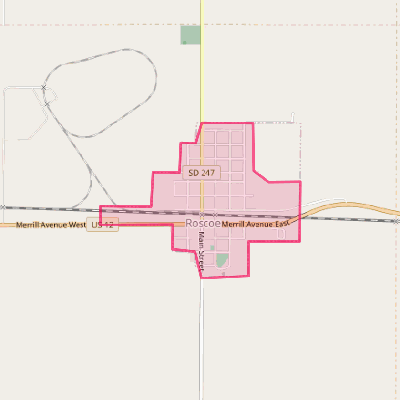 Map of Roscoe