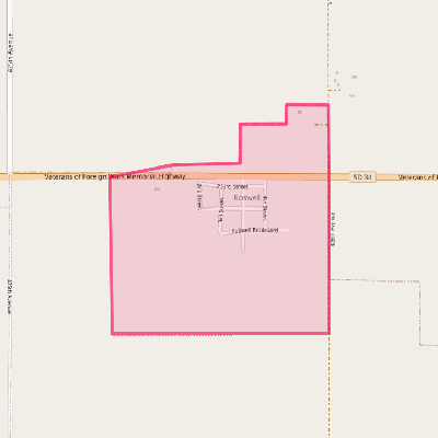 Map of Roswell