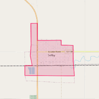 Map of Selby