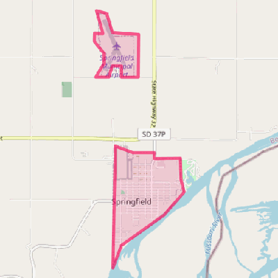 Map of Springfield