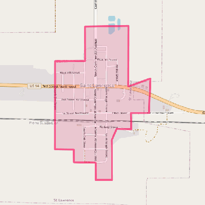 Map of St. Lawrence