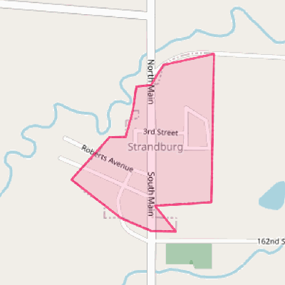 Map of Strandburg