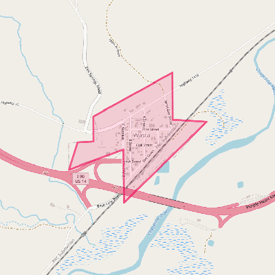Map of Wasta