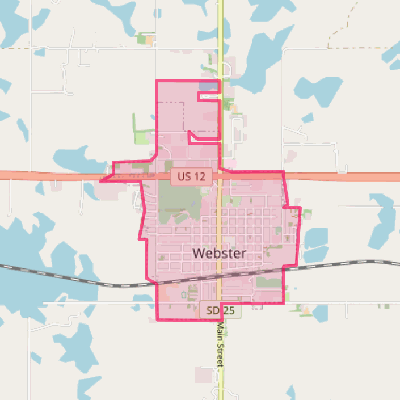 Map of Webster