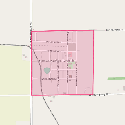 Map of Wentworth