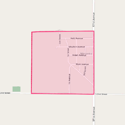 Map of Wetonka