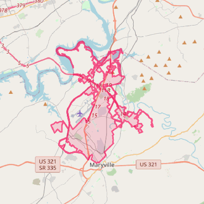 Map of Alcoa