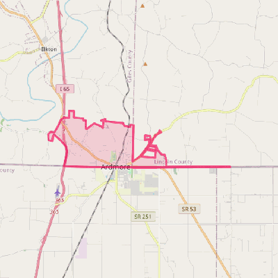 Map of Ardmore