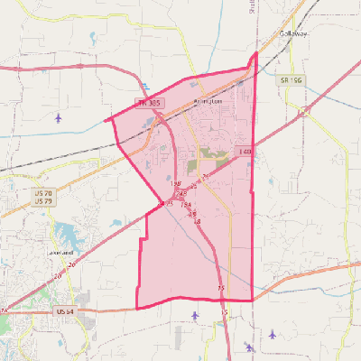 Map of Arlington