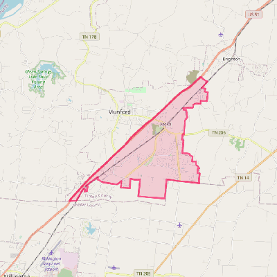 Map of Atoka