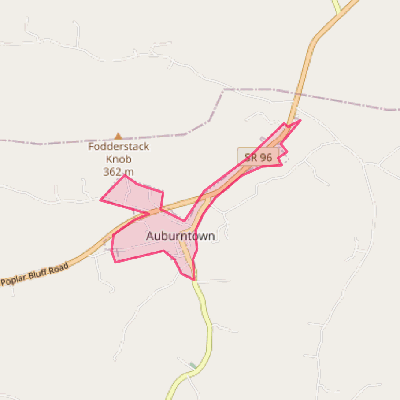 Map of Auburntown