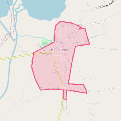 Map of Big Sandy