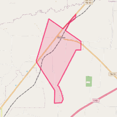 Map of Braden