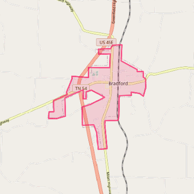 Map of Bradford