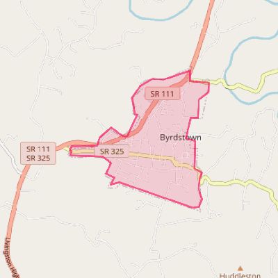 Map of Byrdstown