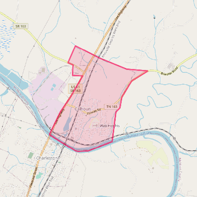 Map of Calhoun