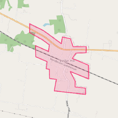 Map of Cedar Hill