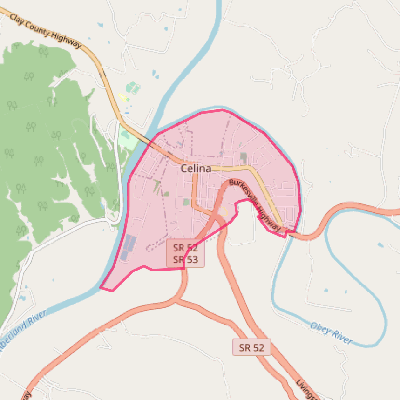 Map of Celina