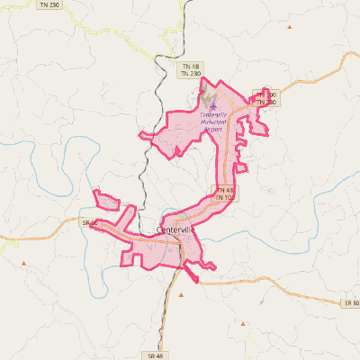 Map of Centerville