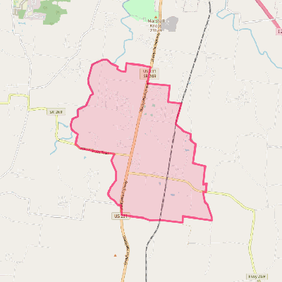 Map of Christiana