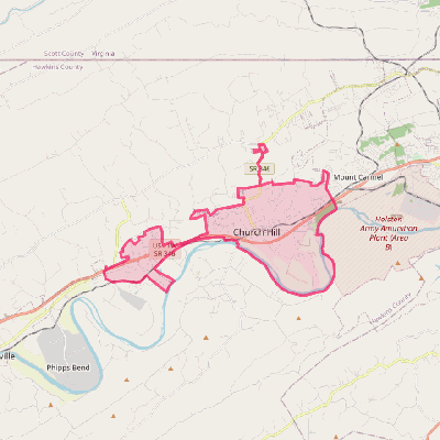 Map of Church Hill