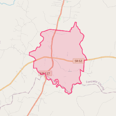 Map of Clarkrange