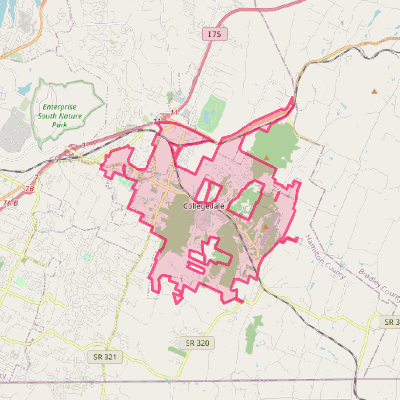 Map of Collegedale