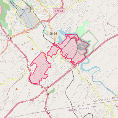 Map of Colonial Heights