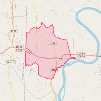 Map of Crump