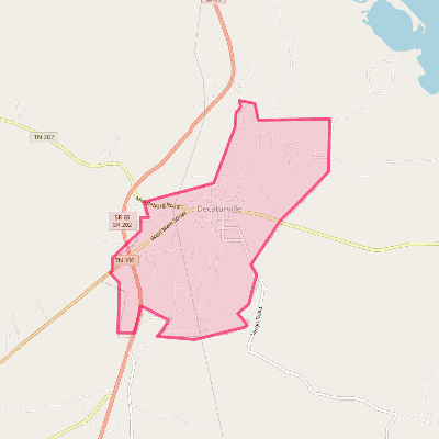 Map of Decaturville