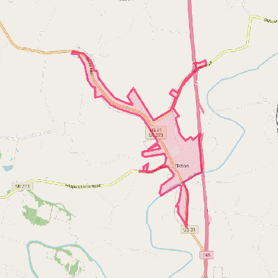 Map of Elkton