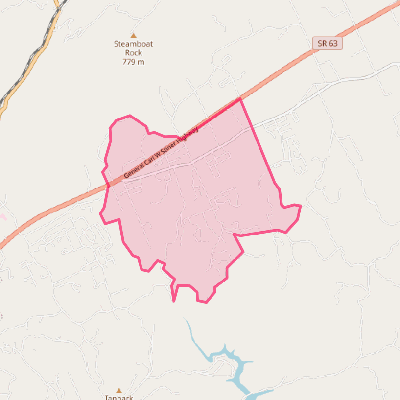 Map of Fincastle