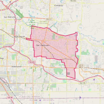 Map of Germantown