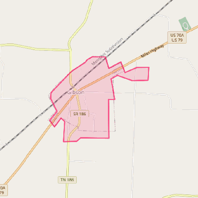 Map of Gibson