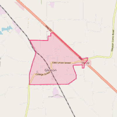 Map of Gleason